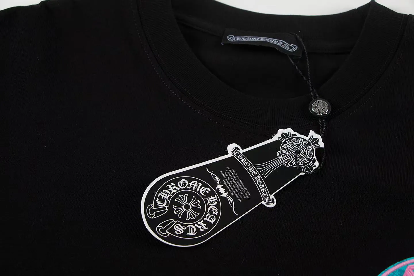 🅿️160 Style: 2025 new Croix Heart short-sleeved T-shirt Material: High version 300g double yarn combed cotton Size: S～XL Color: Black Style number: Z027